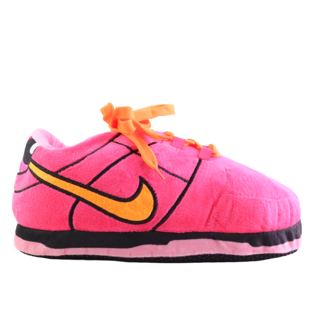 KIDS Power Puff Pink Dunks Retro Low Top Unisex Trainer Sneaker Slippers