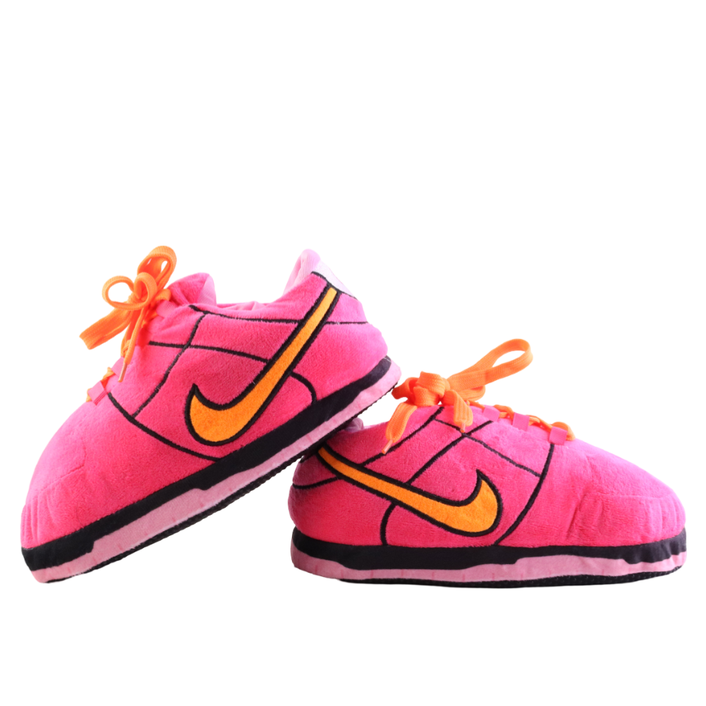 KIDS Power Puff Pink Dunks Retro Low Top Unisex Trainer Sneaker Slippers