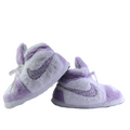 LKJ 1 Monogram Purple Retro Hi Top Trainer Sneaker Slippers