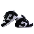 LKJ 1 Black Retro Hi Top Trainer Sneaker Slippers