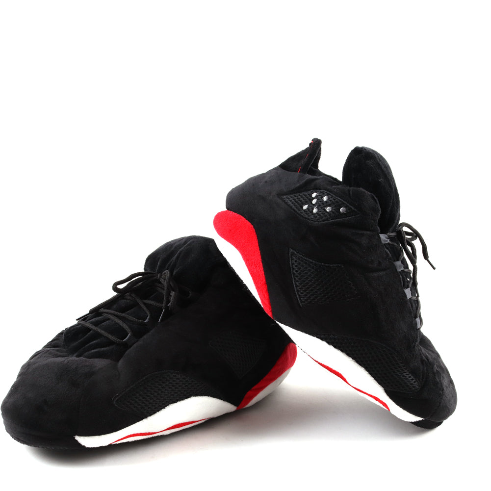 LKJ 6 Retro Black Hi Top Trainer Sneaker Slippers