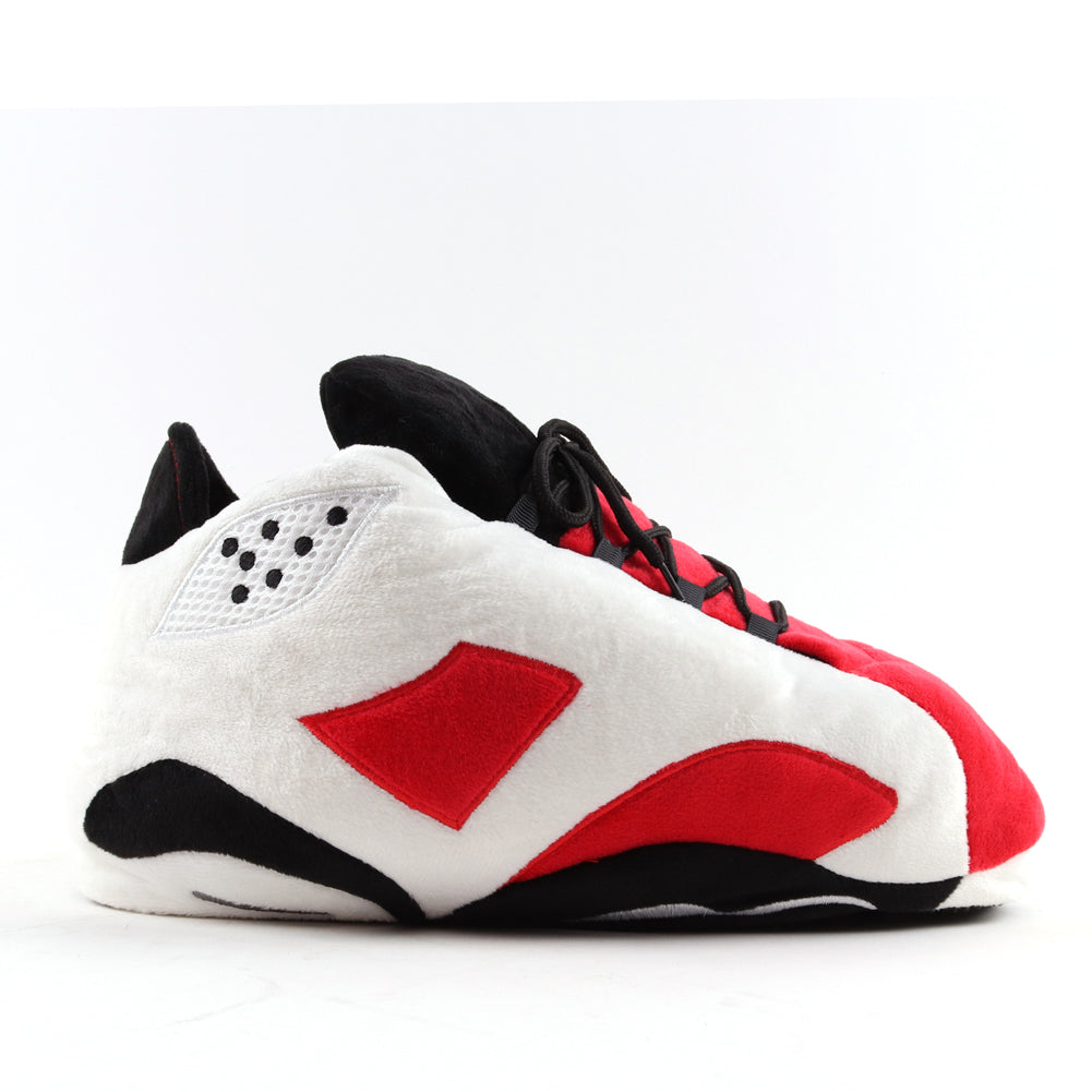 LKJ 6 Retro White Hi Top Trainer Sneaker Slippers