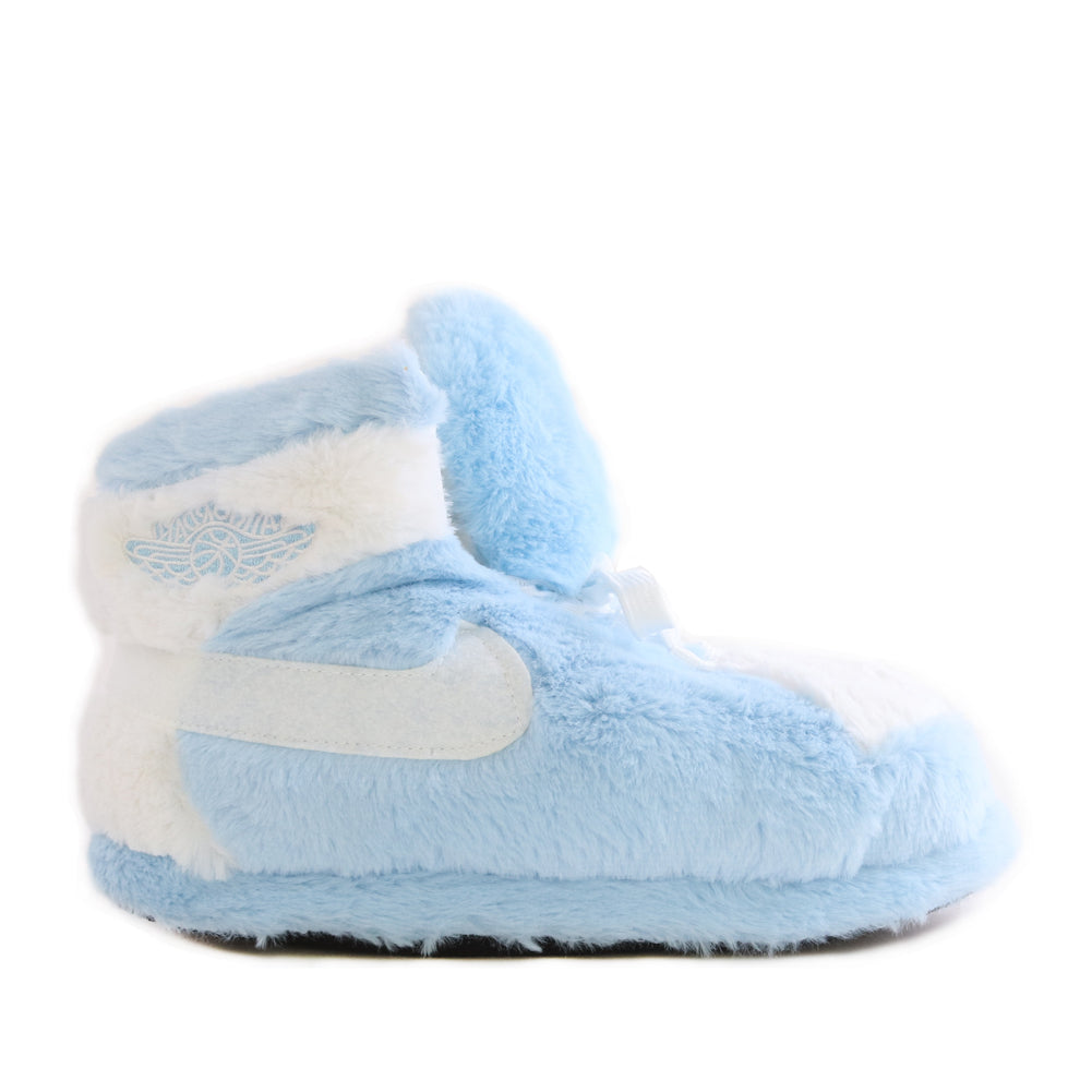 LKJ 1 Retro Baby Blue Hi Top Trainer Sneaker Slippers