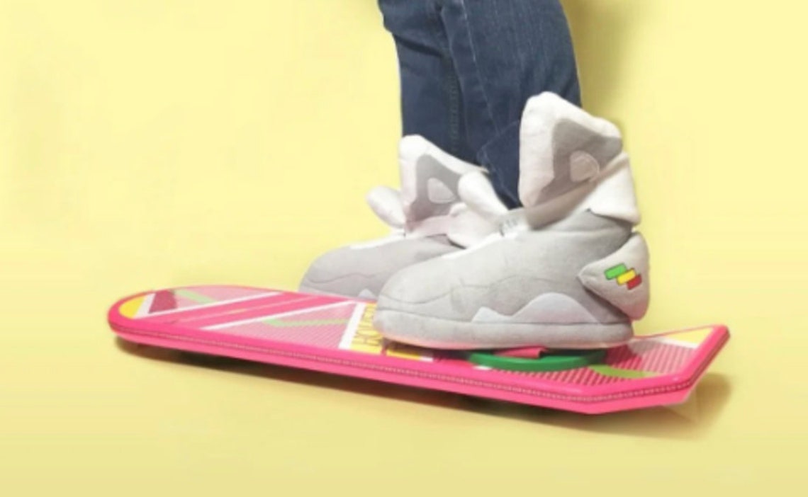 AJ LKBAG Back To The Future Retro Hi Top Trainer Sneaker Slippers