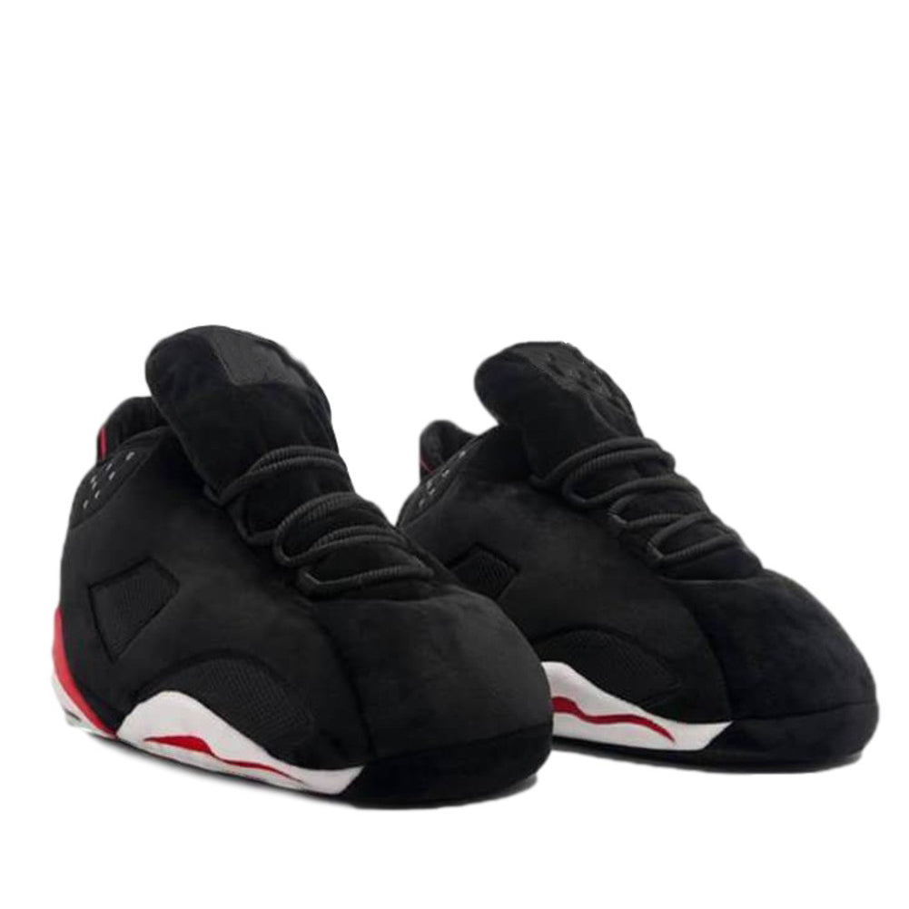 LKJ 6 Retro Black Hi Top Trainer Sneaker Slippers