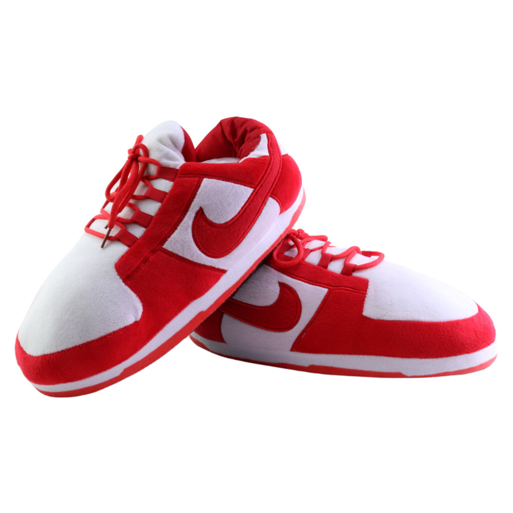 Red LK Dunks Retro Low Top Unisex Trainer Sneaker Slippers