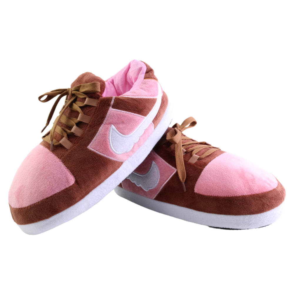 LK Dunks Pink Retro Low Top Unisex Trainer Sneaker Slippers
