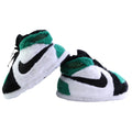 LKJ 1 Green Retro Hi Top Trainer Sneaker Slippers