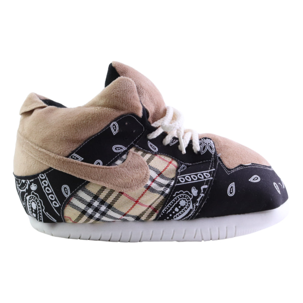 LKJ 1 LK TSPaisley Check Retro Trainer Sneaker Slippers