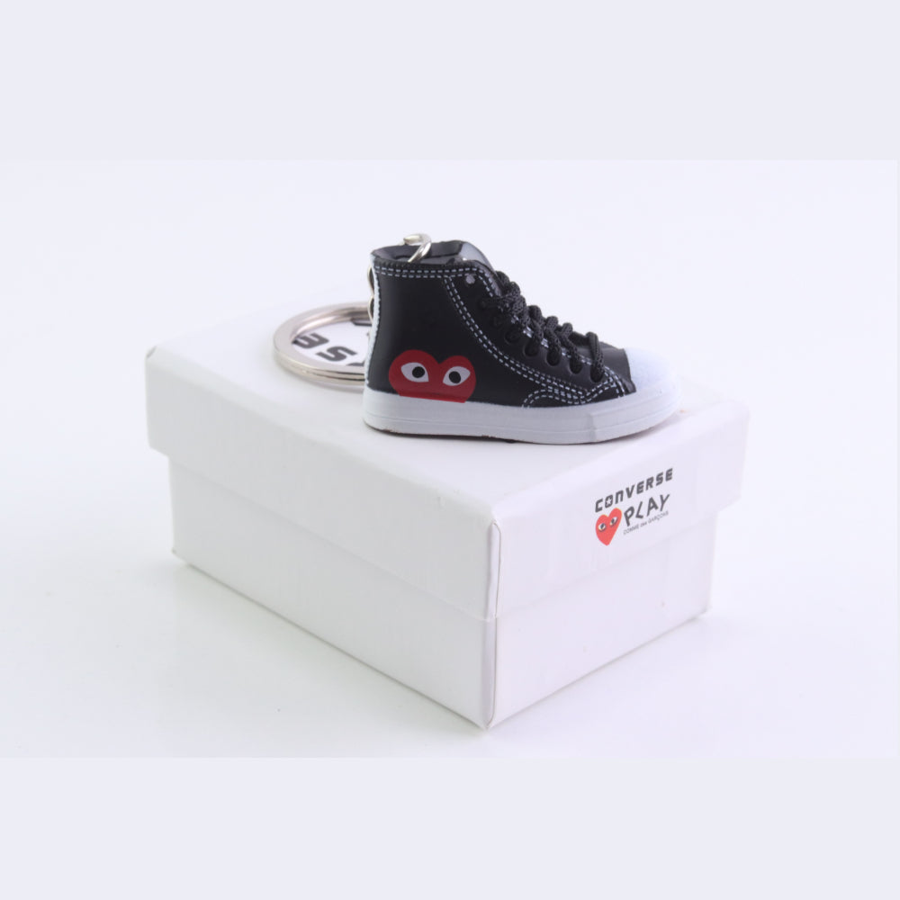Chuck Sneaker Trainer Key Chain With Mini Shoe Box
