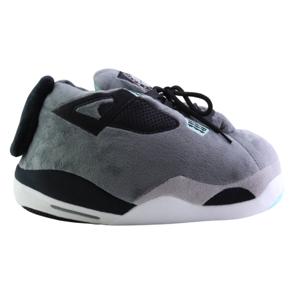 LKJ 4 Grey Retro Sneaker Trainer Sneaker Slippers