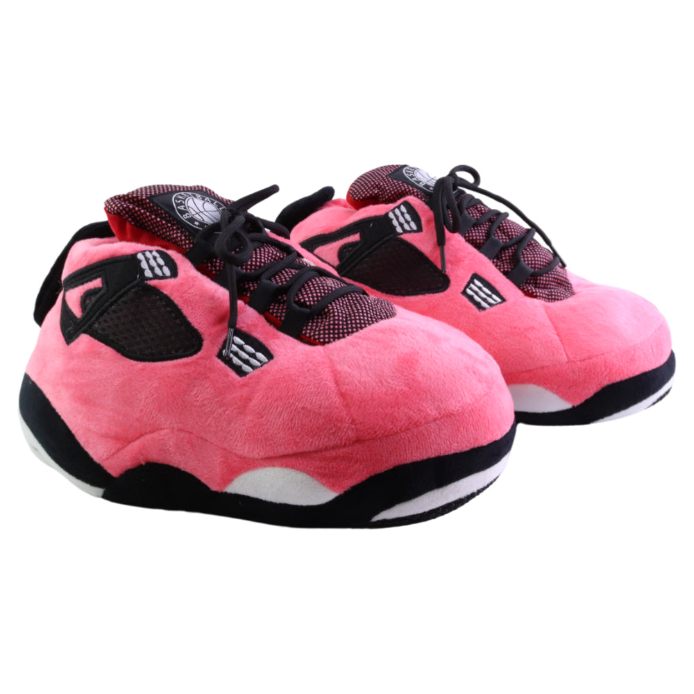 LKJ 4 Pink Retro Hi Top Trainer Sneaker Slippers