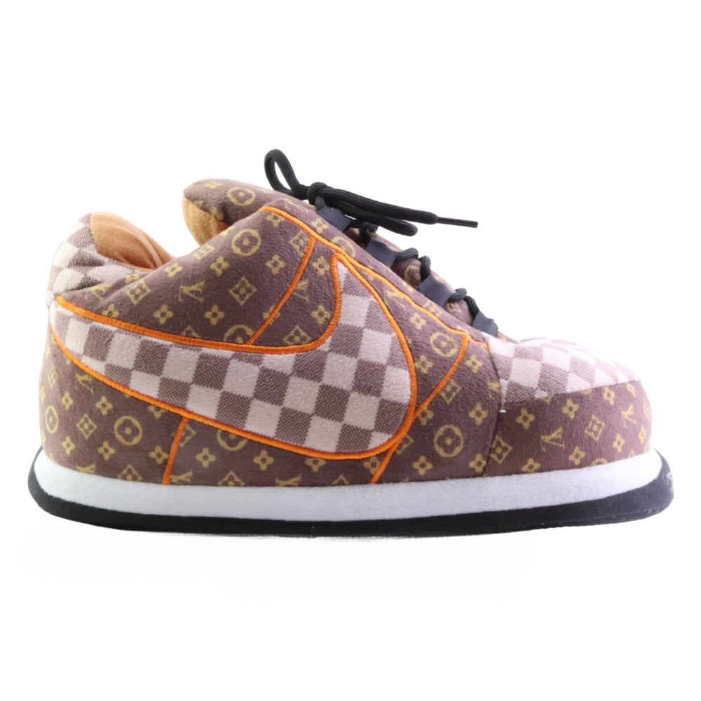 AF 1 Brown LKV Retro Hi Top Trainer Sneaker Slippers