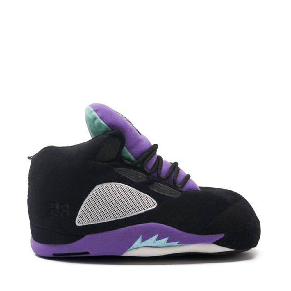 LKJ 5 Retro Hi Top Purple Trainer Sneaker Slippers