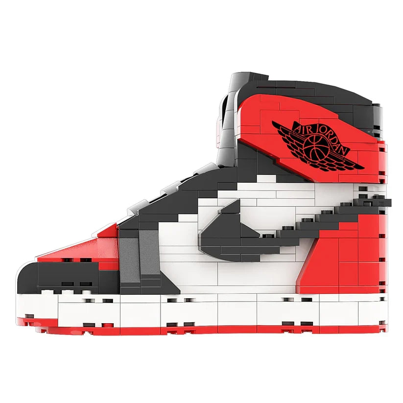 LKJ 1 HIGH RED WHITE SNEAKER BRICKS