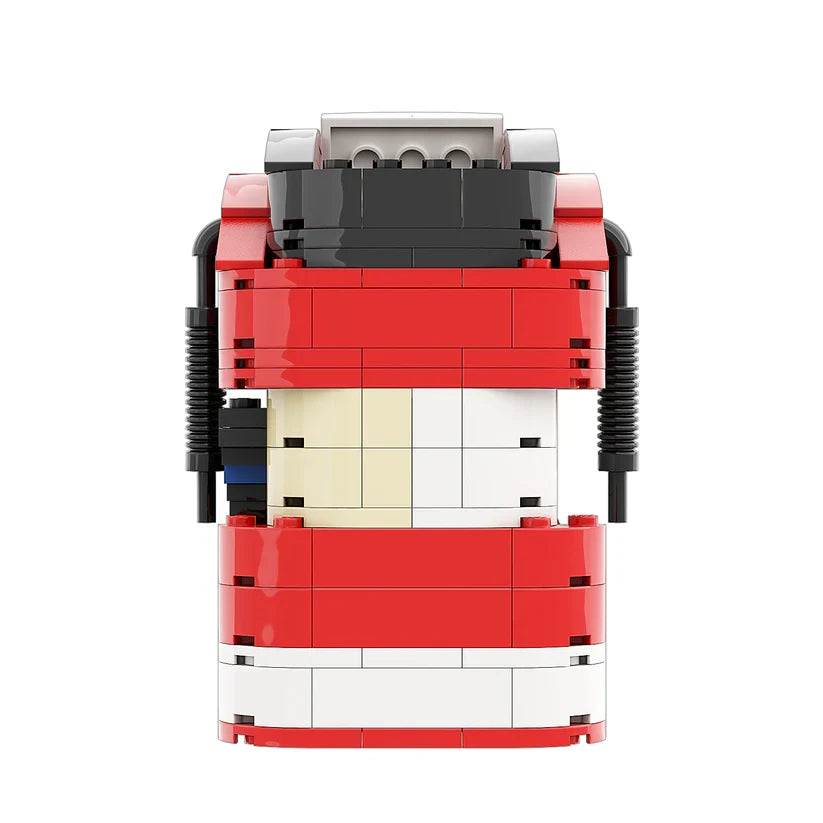 LKJ 1 HIGH OFF WHITE CHICAGO RED SNEAKER BRICKS