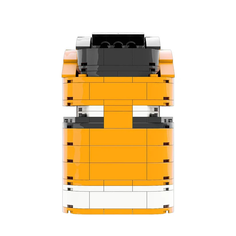 LKJ 1 HIGH LKB ORANGE SNEAKER BRICKS
