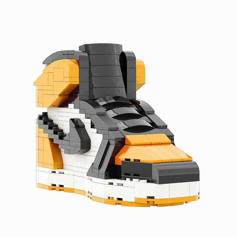 LKJ 1 HIGH LKB ORANGE SNEAKER BRICKS
