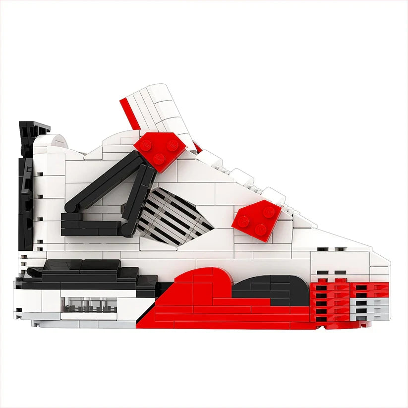 LKJ 4 FIRE RED SNEAKER BRICKS