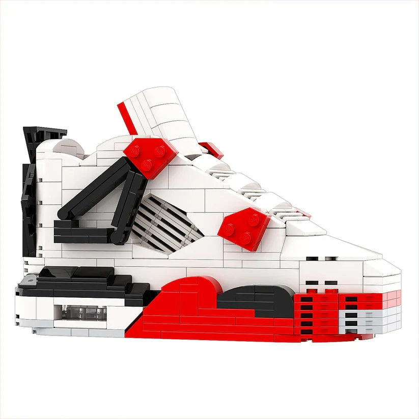 LKJ 4 FIRE RED SNEAKER BRICKS