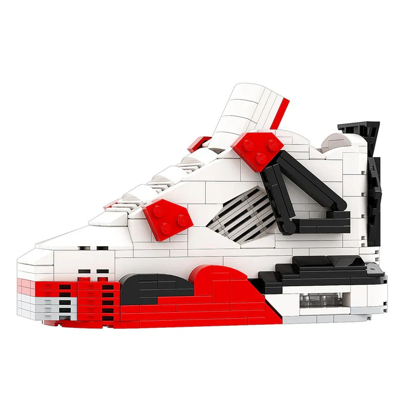 LKJ 4 FIRE RED SNEAKER BRICKS