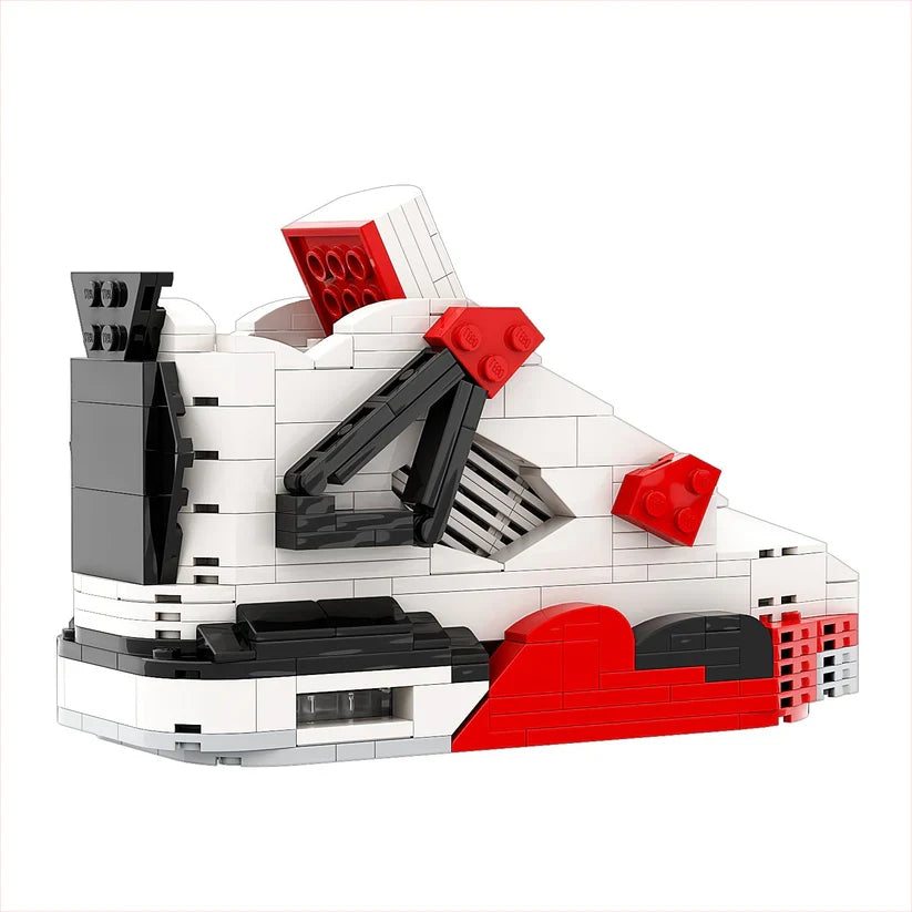 LKJ 4 FIRE RED SNEAKER BRICKS