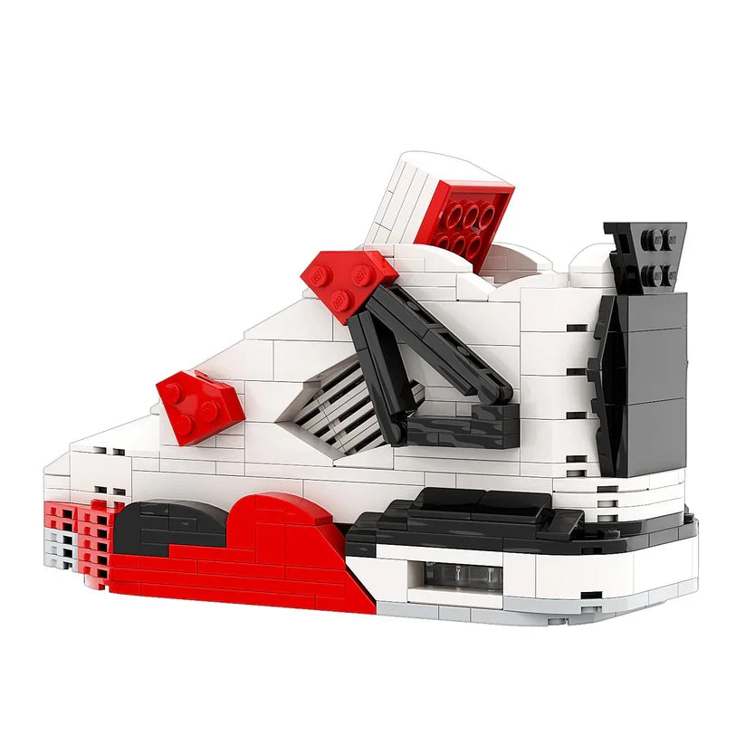 LKJ 4 FIRE RED SNEAKER BRICKS