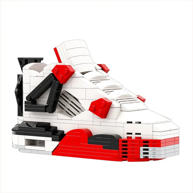 LKJ 4 FIRE RED SNEAKER BRICKS