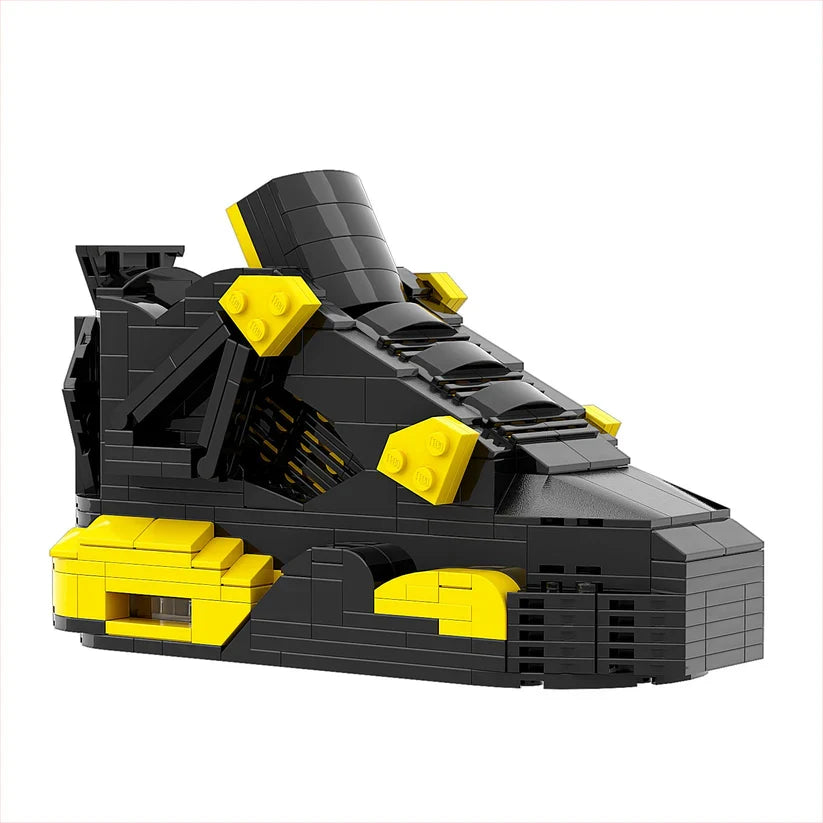 LKJ 4 THUNDER BLACK YELLOW SNEAKER BRICKS