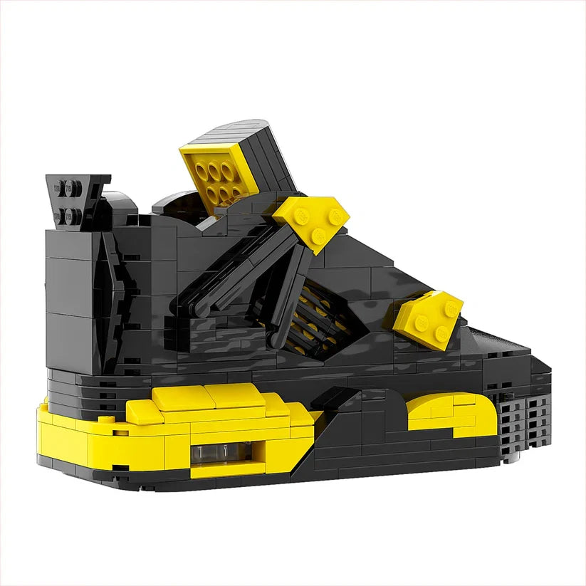 LKJ 4 THUNDER BLACK YELLOW SNEAKER BRICKS