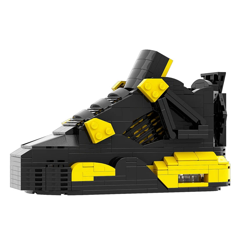 LKJ 4 THUNDER BLACK YELLOW SNEAKER BRICKS