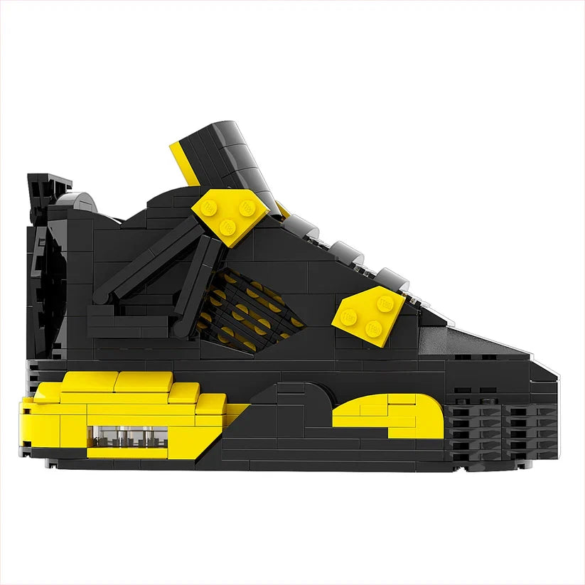 LKJ 4 THUNDER BLACK YELLOW SNEAKER BRICKS
