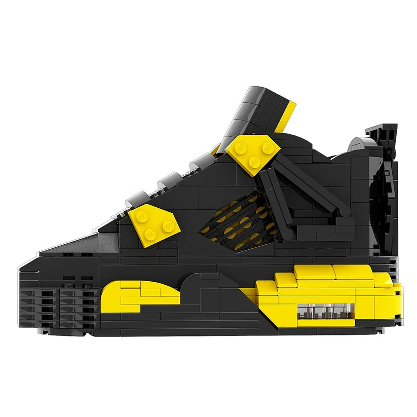 LKJ 4 THUNDER BLACK YELLOW SNEAKER BRICKS
