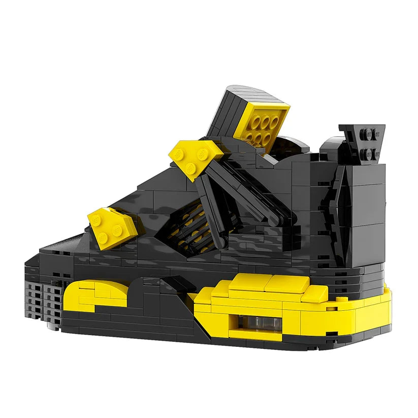 LKJ 4 THUNDER BLACK YELLOW SNEAKER BRICKS