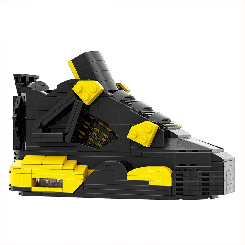LKJ 4 THUNDER BLACK YELLOW SNEAKER BRICKS