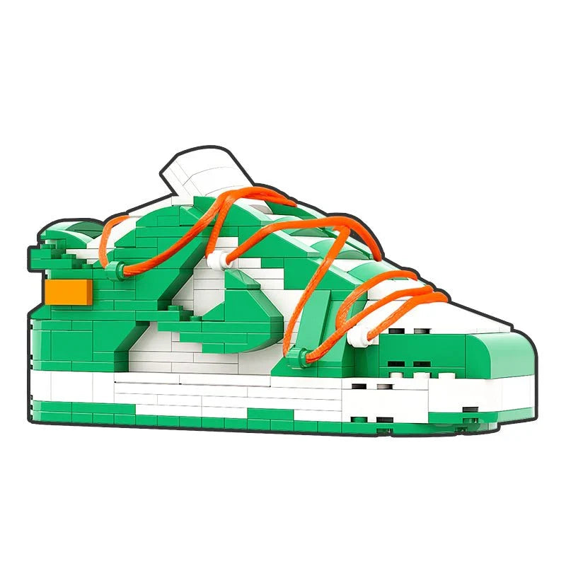 LK DUNK OFF WHITE PINE GREEN SNEAKER BRICKS