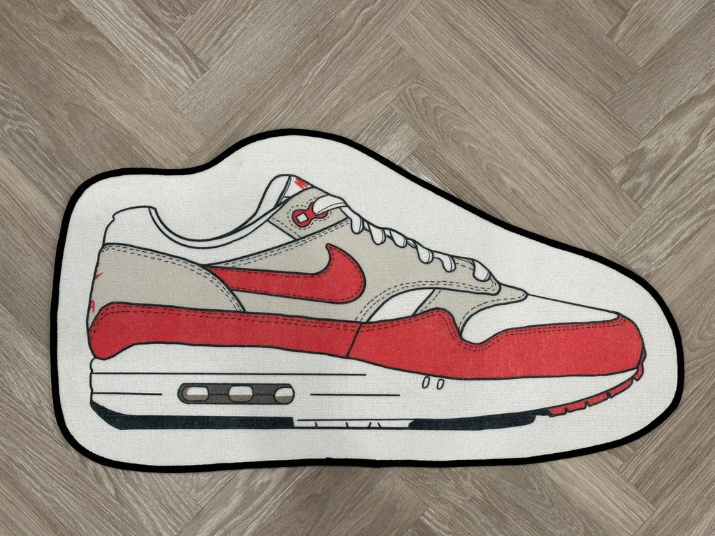 Max 90 Red Sneaker Floor Rug Carpet
