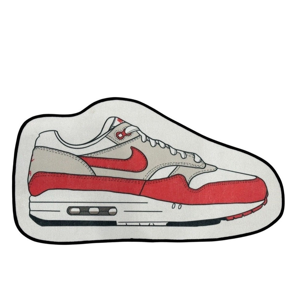 Max 90 Red Sneaker Floor Rug Carpet