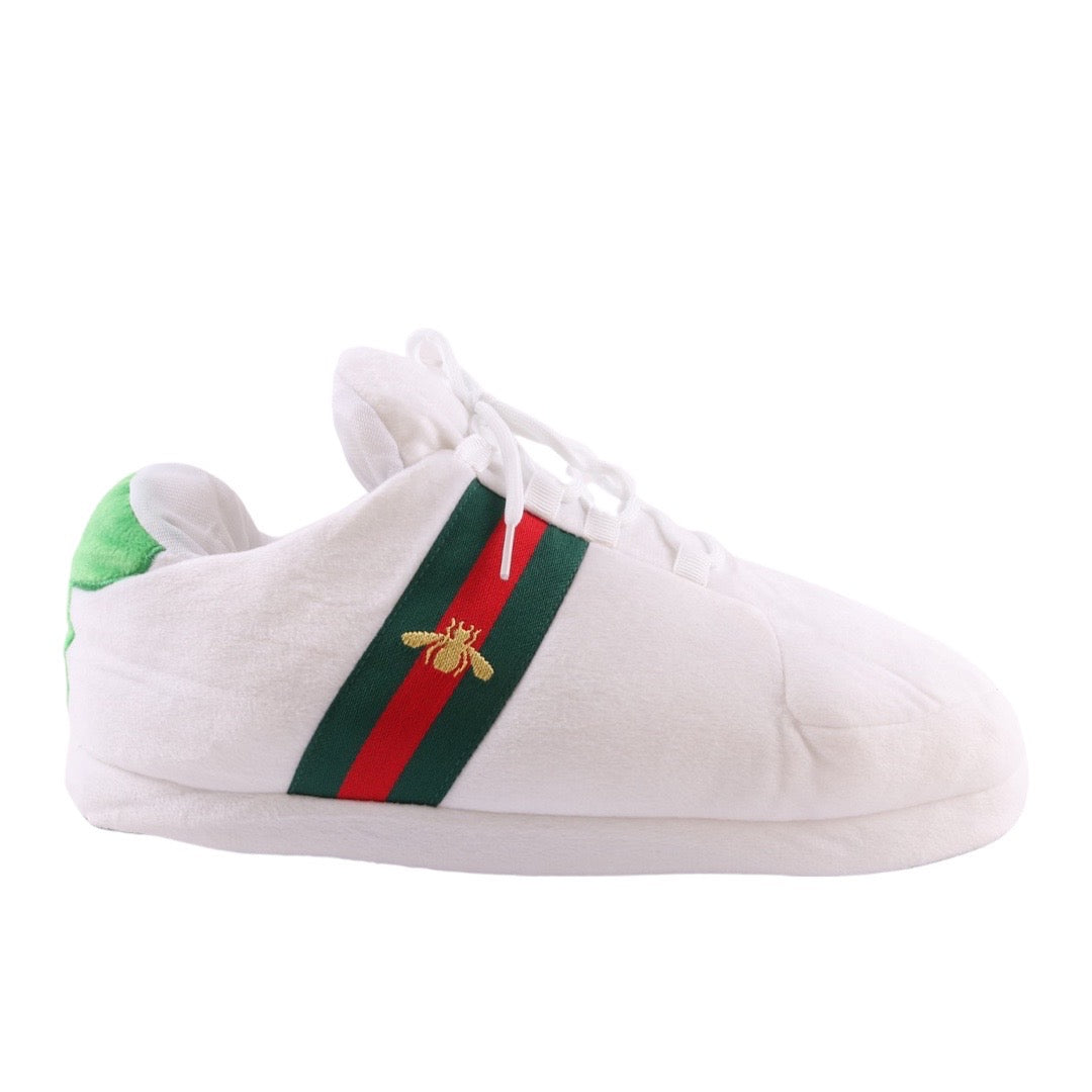 GC Ace White Plush Retro Low Top Unisex Trainer Sneaker Slippers