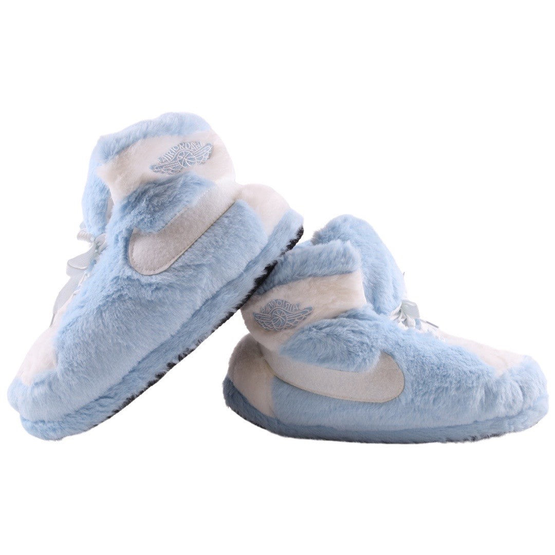 LKJ 1 Retro Baby Blue Hi Top Trainer Sneaker Slippers