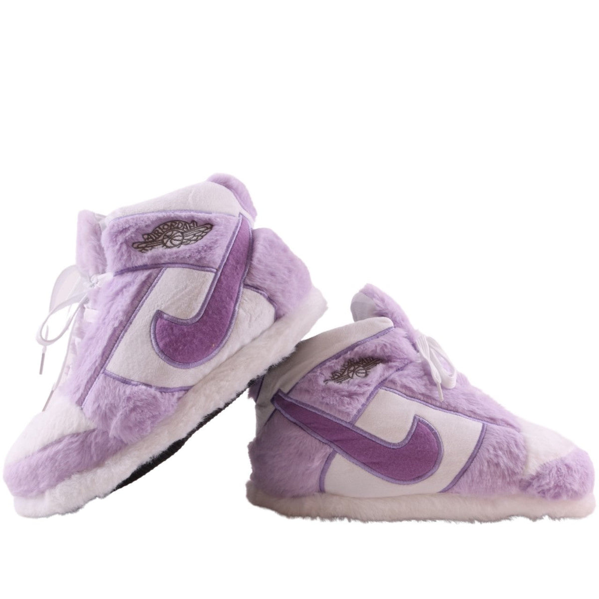 LKJ 1 Purple Mist Retro Hi Top Trainer Sneaker Slippers