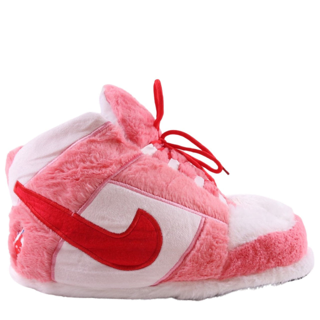 LKJ 1 Pink Mist Retro Hi Top Trainer Sneaker Slippers