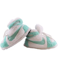 LKJ 1 Mint Retro Hi Top Trainer Sneaker Slippers