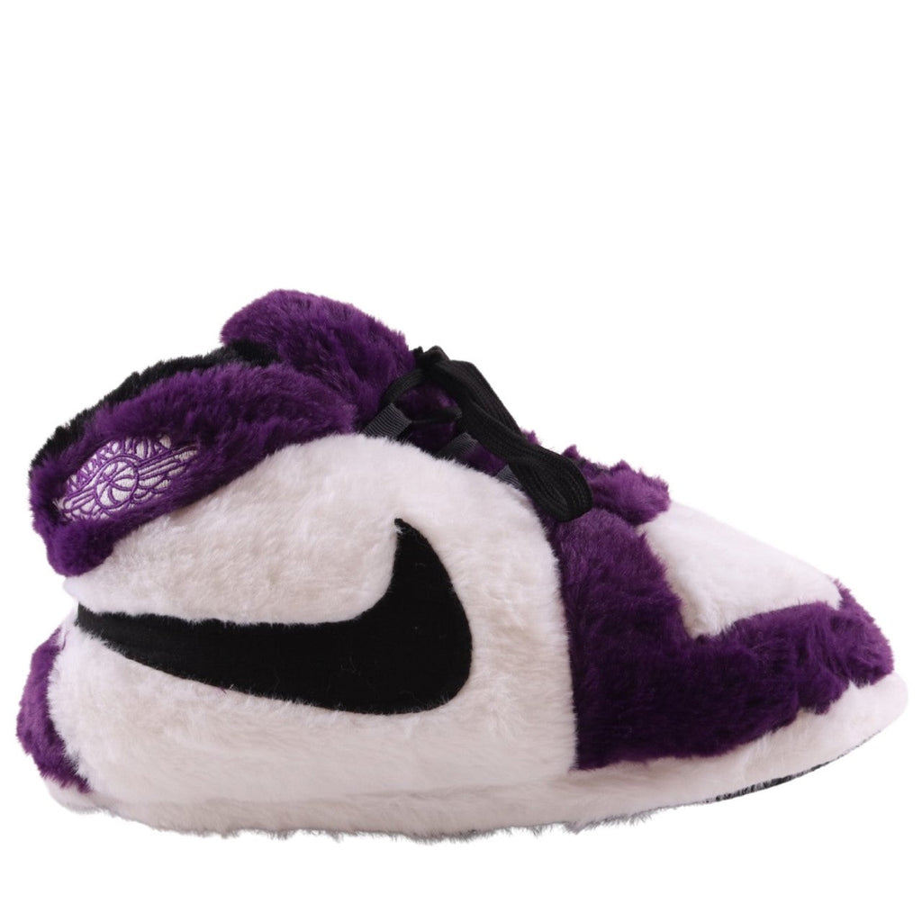 LKJ 1 Purple Retro Hi Top Trainer Sneaker Slippers