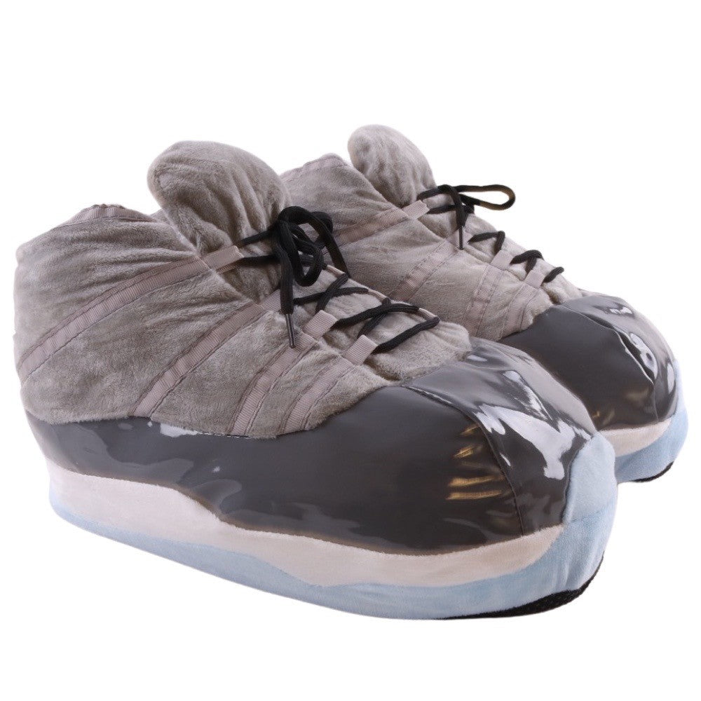 LKJ 11 GOAT Concord Retro Grey Hi Top Trainer Sneaker Slippers