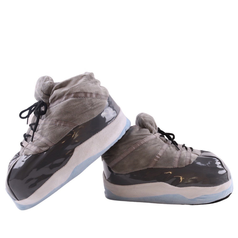 LKJ 11 GOAT Concord Retro Grey Hi Top Trainer Sneaker Slippers
