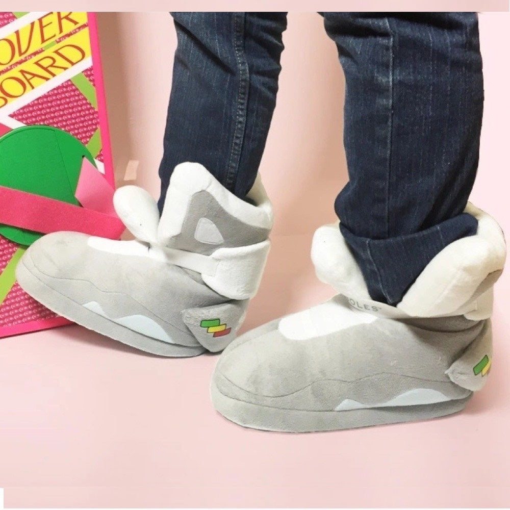 AJ LKBAG Back To The Future Retro Hi Top Trainer Sneaker Slippers