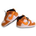 LKJ 1 Orange Mist Retro Hi Top Trainer Sneaker Slippers