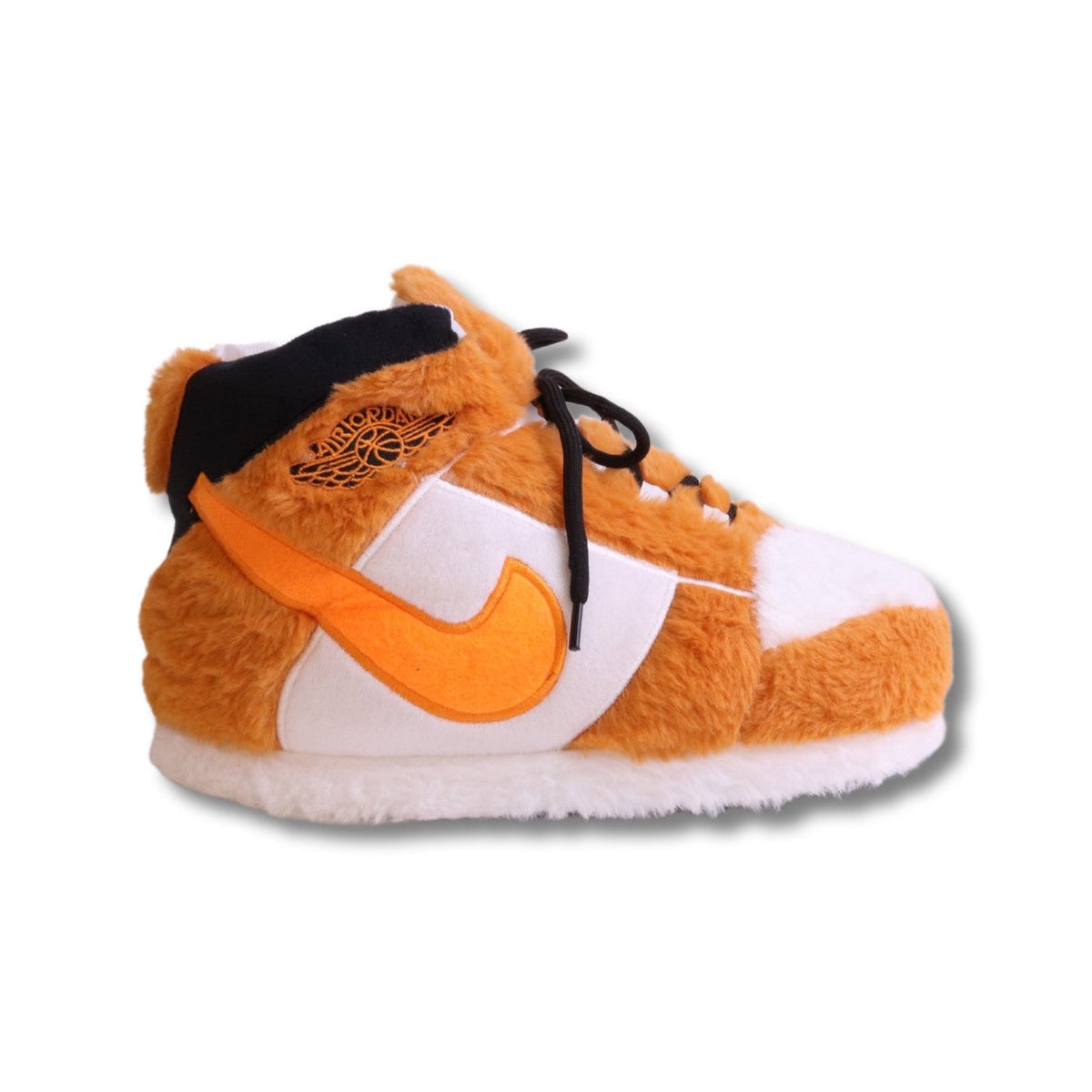 LKJ 1 Orange Mist Retro Hi Top Trainer Sneaker Slippers