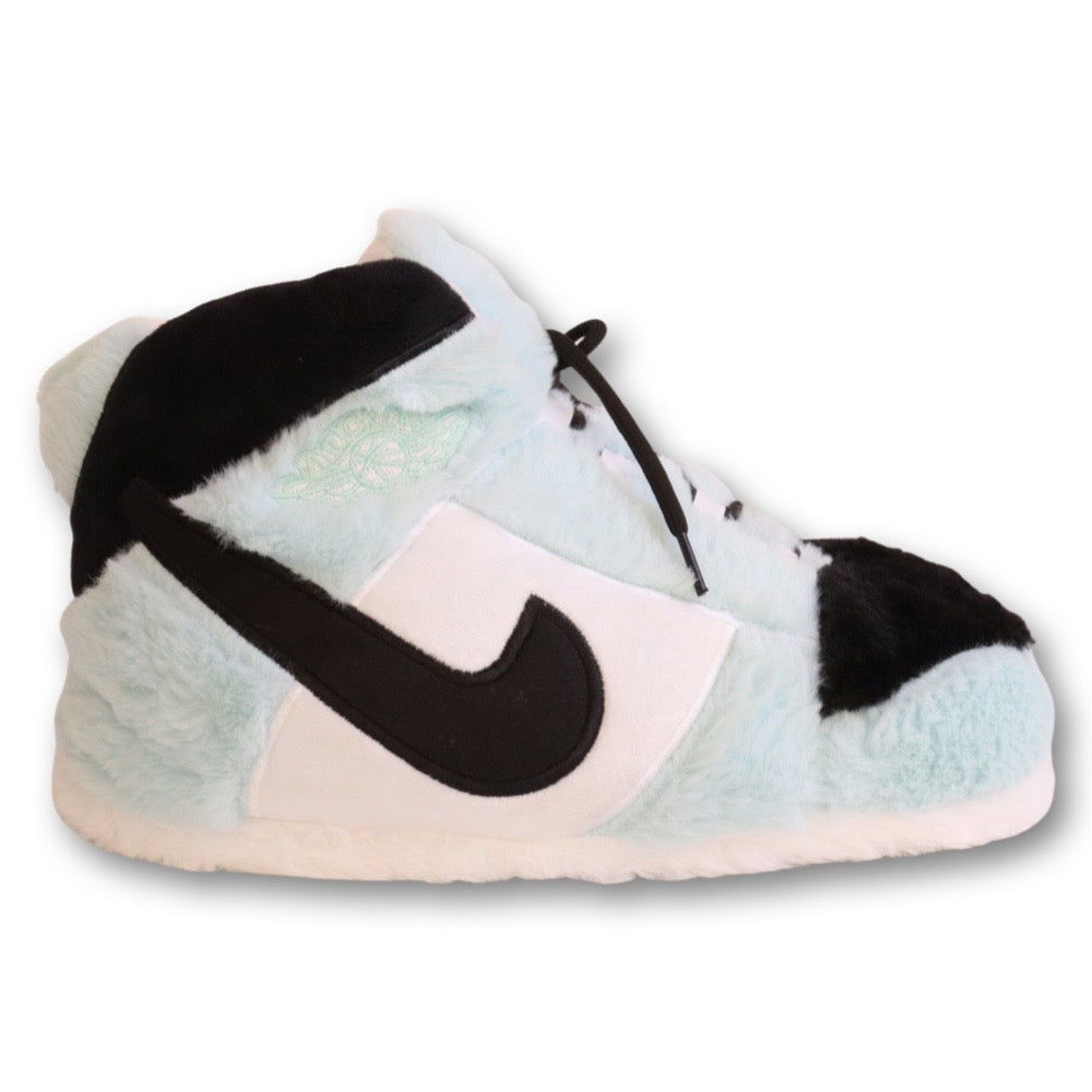 LKJ 1 Mint Mist Retro Hi Top Trainer Sneaker Slippers